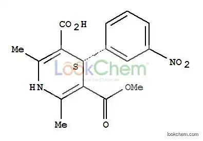 3,5-Pyridinedicarboxylicacid, 1,4-dihydro-2,6-dimethyl-4-(3-nitrophenyl)-, 3-methyl ester, (4S)-