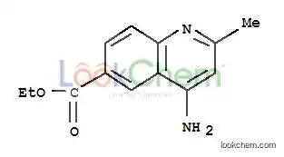 6-Quinolinecarboxylicacid, 4-amino-2-methyl-, ethyl ester