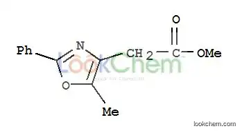 4-Oxazoleacetic acid,5-methyl-2-phenyl-, methyl ester