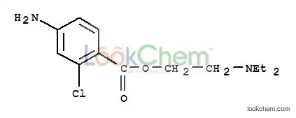 2-Diethylaminoethyl 4-amino-2-chloro-benzoate.