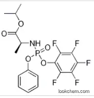 N-[(S)-(2,3,4,5,6-Pentafluorophenoxy)phenoxyphosphinyl]-L-alanine 1-methylethyl ester