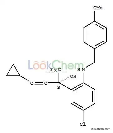 (S)-5-Chloro-alpha-(cyclopropylacetenyl)-2-[((4-methoxyphenyl)methyl)amino]-alpha-(trifluoromethyl)benzenemethanol