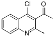 1-(4-Chloro-2-methyl-3-quinolinyl)-ethanone