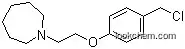 1-(2-(4-(Chloromethyl)phenoxy)ethyl)azepane hydrochloride(212771-30-7)