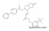 [1,1'-Biphenyl]-4-carboxylic acid hexahydro-2-oxo-4-[3-oxo-4-[3-(trifluoromethyl)phenoxy]-1-buten-1-yl]-2H-cyclopenta[b]furan-5-yl ester
