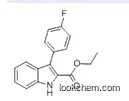 3-(4'-FLUOROPHENYL)INDOLE-2-CARBOXYLIC ACID ETHYL ESTER