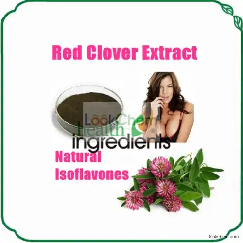 100% Natural Herb Extract high quality 40% Isoflavone Red Clover Extract(525-82-6)