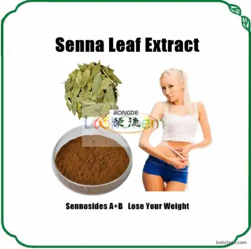 Top Quality 20%  total sennosides Senna Leaf Extract(517-43-1)