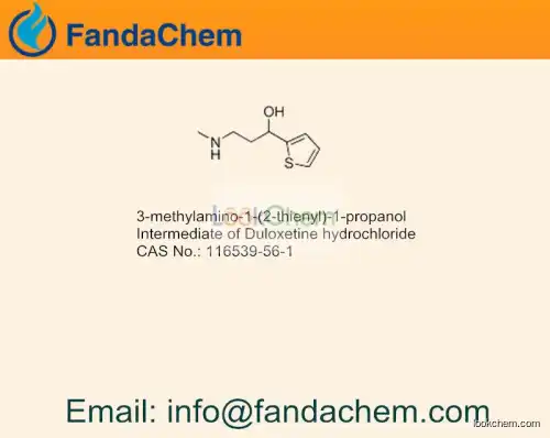 N-Methyl-[3-hydroxy-3-(2-thienyl)propyl]amine,intermediate of Duloxetine hydrochloride