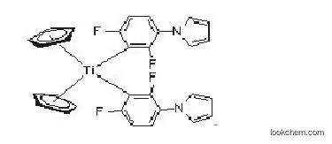 Bis(.eta.5-2,4-cylcopentadien-1-yl)-bis[2,6-difluoro-3-(1H-pyrrol-1-yl)-phenyl] titanium(125051-32-3)