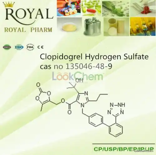 Clopidogrel Hydrogen Sulfate cas no 135046-48-9