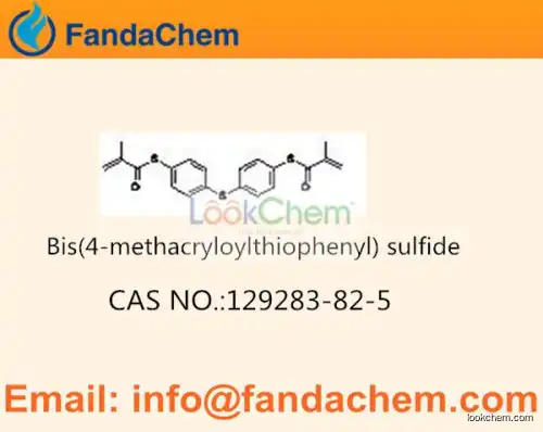 BIS(4-METHACRYLOYLTHIOPHENYL) SULFIDE,Bis(4-methacryloylthiophenyl) sulfide,CAS NO 129283-82-5