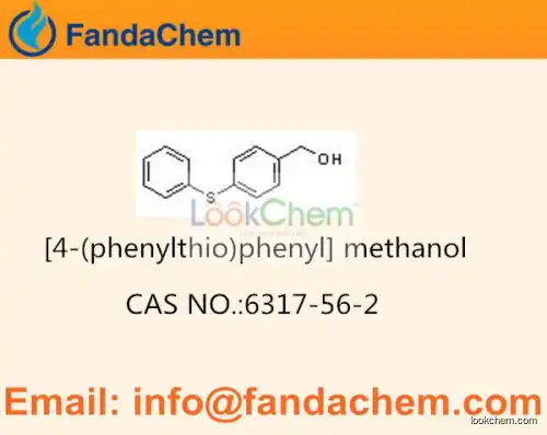 4-(Phenylthio)benzyl alcohol ,p-(phenylthio)benzyl alcohol,[4-(phenylthio)phenyl] methanol,cas no 6317-56-2