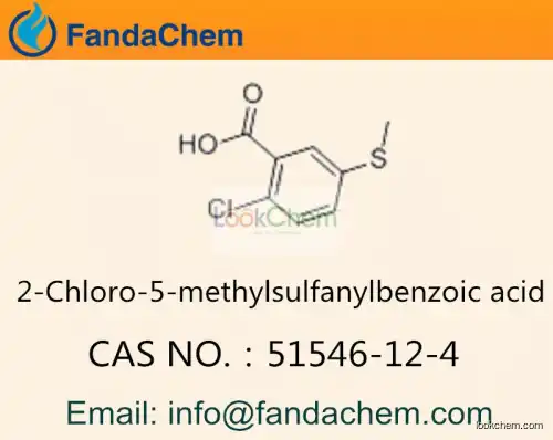 2-CHLORO-5-(METHYLTHIO)BENZOIC ACID  cas 51546-12-4 (Fandachem)
