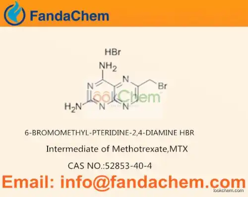 6-(Bromomethyl)-2,4-pteridinediamine hydrobromide ,Intermediate of Methotrexate,MTX,cas  52853-40-4