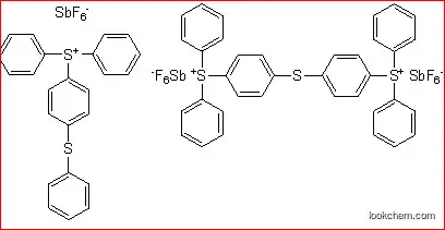 Mixed Triarylsulfonium Hexafluoroantimonate Salts