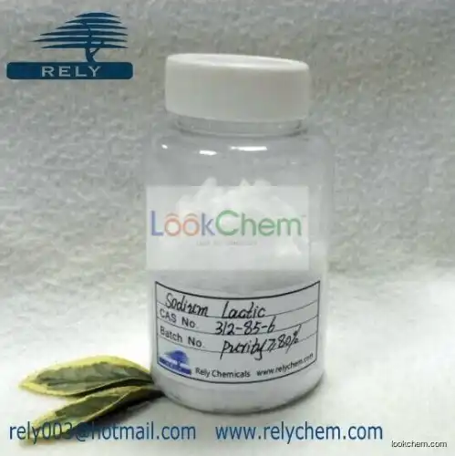 High purity Sodium Lactic CAS No.:312-85-6 food additives and preservatives