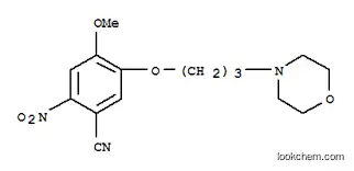 4-Methoxy-5-(3-morpholinopropoxy)-2-nitrobenzoni