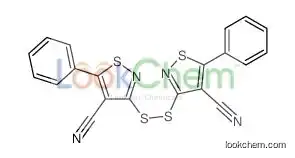 3-[(4-cyano-5-phenyl-1,2-thiazol-3-yl)disulfanyl]-5-phenyl-1,2-thiazole-4-carbonitrile