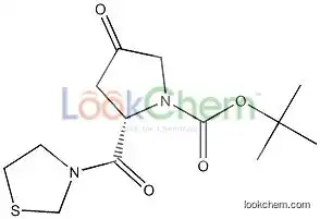 (2S)-4-oxo-2-(3-thiazolidinylcarbonyl)-1-pyrrolidine carboxylicacid tert-butyl ester