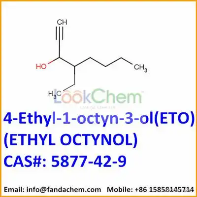 Buy ETHYL OCTYNOL, 4-Ethyl-1-octyn-3-ol(ETO),CAS:5877-42-9 from Hangzhou Fandachem Co.,Ltd
