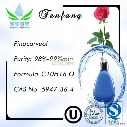cosmetic fragrance Pinocarveol with camphor aroma