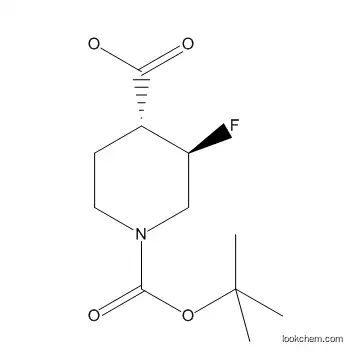 (3,4)-Trans-1-(tert-butoxycarbonyl)-3-fluoropiperidine-4-carboxylic acid racemate()