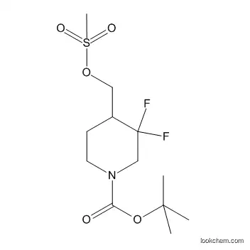 tert-butyl 3,3-difluoro-4-((methylsulfonyloxy)methyl)piperidine-1-carboxylate