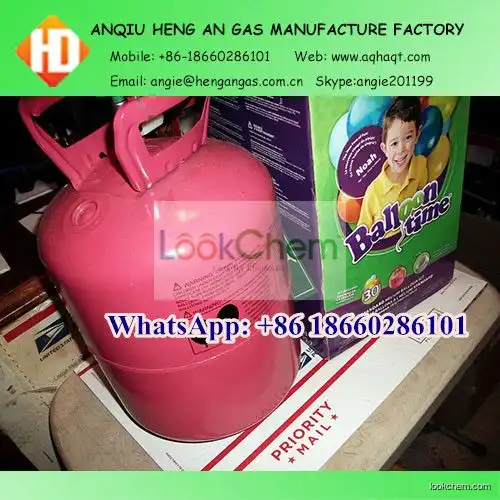 disposable helium gas cylinder