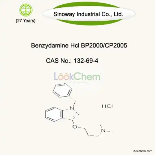 Benzydamine Hcl with CAS No.: 13-69-4