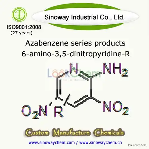 Custom Manufacture Custom Synthesis 6-amini-3,5-dinitropyridine-R 3073-30-1