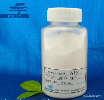 Off-white powder hexazinone 98%TC 75% wdg 25%SL CAS No.: 51235-04-2 sugecane herbicides