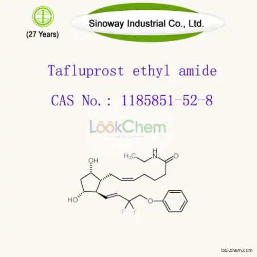 Supply High Quality Tafluprost ethyl amide  CAS 1185851-52-8(1185851-52-8)