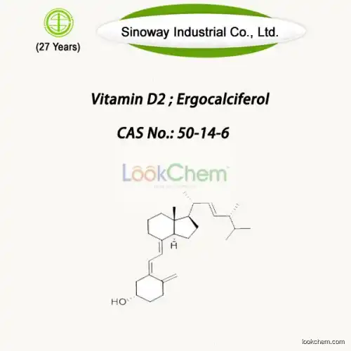 Vitamin D2/Ergocalciferol CAS No.: 50-14-6
