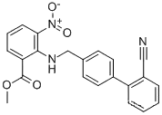 Methyl2-[[(2'-cyanobiphenyl-4-yl)methyl]amino]-3-nitrobenzoate