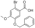 2-Bromo-4-methoxy-5-benzyloxybenzoic acid