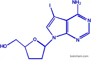 7-deaza-2',3'-dideoxy-7-iodo-D-adenosine