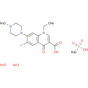 Pefloxacin methanesulfonate