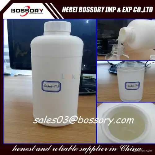 Low Price High Purity SLES 70%(Sodium Lauryl Ether Sulffate)(68585-34-2)