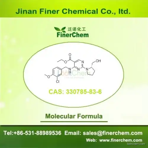 4-[[(3-Chloro-4-methoxyphenyl)methyl]amino]-2-[(2S)-2-(hydroxymethyl)-1-pyrrolidinyl]-5-pyrimidinecarboxylic acid ethyl ester