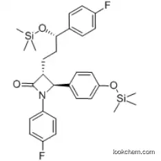 2-Azetidinone, 1-(4-fluorophenyl)-3-[(3S)-3-(4-fluorophenyl)-3-[(trimethylsilyl)oxy]propyl]-4-[4-[(trimethylsilyl)oxy]phenyl]-, (3R,4S)-(272778-13-9)