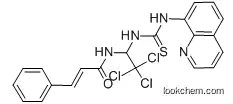 (E)-3-phenyl-N-[2,2,2-trichloro-1-(quinolin-8-ylcarbamothioylamino)ethyl]prop-2-enamide
