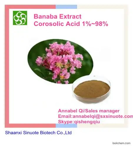 High Quality Organic Banaba Leaf Extract Corosolic Acid