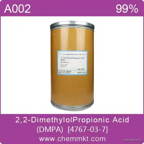 2,2-Bis(hydroxymethyl)propionic acid ,DMPA,CAS:4767-03-7