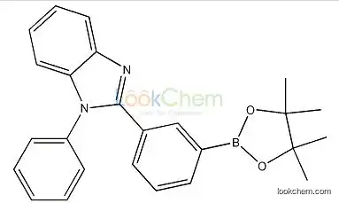 C25H25BN2O2 CAS:952514-86-2 1-Phenyl-2-[3-(4,4,5,5-tetramethyl-1,3,2-dioxaborolan-2-yl)phenyl]-1H-benzimidazole
