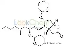 Gemeprost intermediate, (3aR,4R,5R,6aS)-hexahydro-4-[(1E,3S,5S)-5-Methyl-3-[(tetrahydro-2H-pyran-2-yl)oxy]-1-nonen-1-yl]-5-[(tetrahydro-2H-pyran-2-yl)oxy]-,2H-Cyclopenta[b]furan-2-one