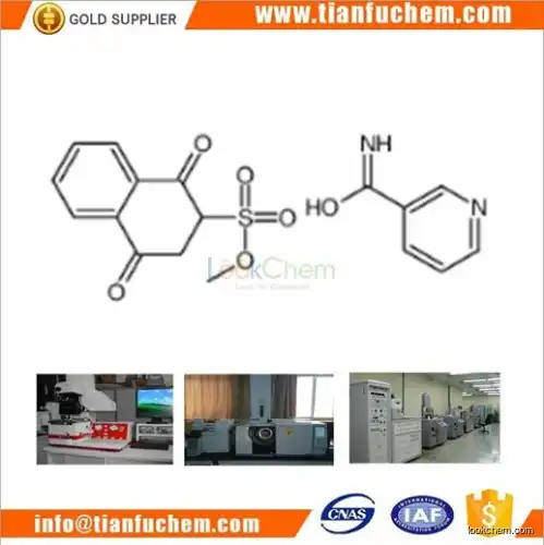 TIANFU-CHEM CAS:73581-79-0 	1,2,3,4-tetrahydro-2-methyl-1,4-dioxonaphthalene-2-sulphonic acid, compound with nicotin-3-amide (1:1)