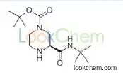 150323-35-6   C14H27N3O3   (S)-2-tert-Butylcarboxamide-4-tert-butoxycarbonyl piperazine