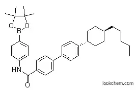[1,?1'-?Biphenyl]?-?4-?carboxamide, 4'-?(trans-?4-?pentylcyclohexyl)?-?N-?[4-?(4,?4,?5,?5-?tetramethyl-?1,?3,?2-?dioxaborolan-?2-?yl)?phenyl]?-