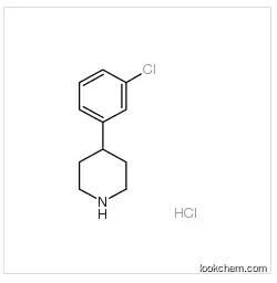Piperidine,4-(3-chlorophenyl)-, hydrochloride (1:1)